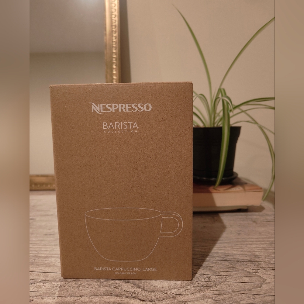 Nespresso Barista Collection Cappuccino Large Cup Set Of 2 New In Box